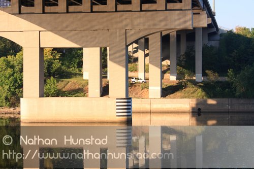 The pylons for the Dartmouth Bridge.